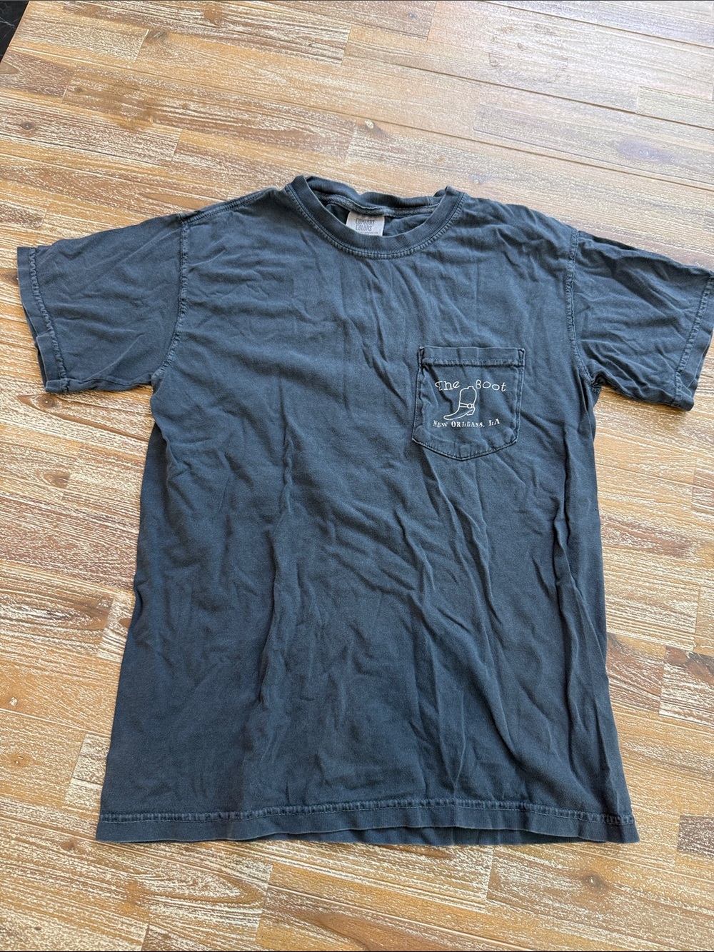 Pocket Tee - Black Short Sleeve Crew